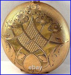 Antique Elgin Gold Filled 6S Model 2 Pocket Watch Fayh's Gold Filled Hunter Case