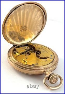 Antique Elgin Gold Filled 6S Model 2 Pocket Watch Fayh's Gold Filled Hunter Case