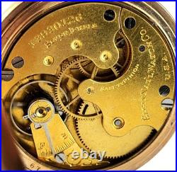 Antique Elgin Gold Filled 6S Model 2 Pocket Watch Fayh's Gold Filled Hunter Case