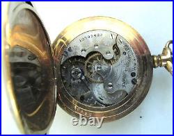 Antique Elgin Gold Filled Hunting Case Pocket Watch C3987