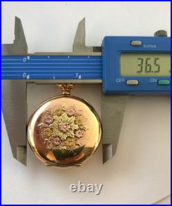 Antique Elgin Grade 109 Pocket Watch 0s 7j Tri or Multi Color Gold Filled Case