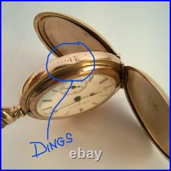 Antique Elgin Grade 109 Pocket Watch 0s 7j Tri or Multi Color Gold Filled Case