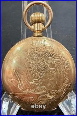 Antique Elgin Grade 3 Model 3 15j 16s Pocket Watch Illinois Hunting Case 1880 El