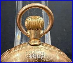 Antique Elgin Grade 3 Model 3 15j 16s Pocket Watch Illinois Hunting Case 1880 El