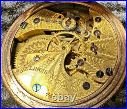 Antique Elgin Grade 3 Model 3 15j 16s Pocket Watch Illinois Hunting Case 1880 El
