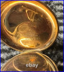 Antique Elgin Grade 3 Model 3 15j 16s Pocket Watch Illinois Hunting Case 1880 El