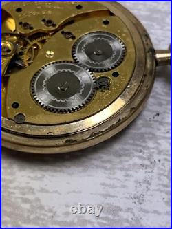 Antique Elgin Illinois pocket watch case Waltham double stock 15 jewels Ramona