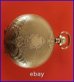 Antique Elgin Ladies Pocket Watch Gold Fill Full Hunter Case S/N 6660499 Ca. 1897