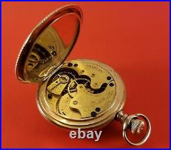 Antique Elgin Ladies Pocket Watch Gold Fill Full Hunter Case S/N 6660499 Ca. 1897