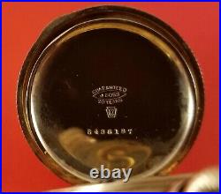 Antique Elgin Ladies Pocket Watch Gold Fill Full Hunter Case S/N 6660499 Ca. 1897
