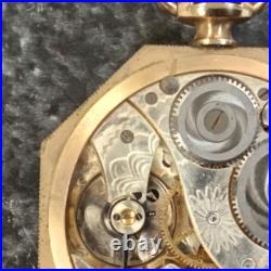 Antique Elgin Model 3 Grade 303 7j Size 12s Octagon Case Pocket Watch JJ406