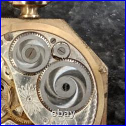 Antique Elgin Model 3 Grade 303 7j Size 12s Octagon Case Pocket Watch JJ406