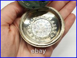 Antique Elgin Natl. Watch Co. Pioneer Waltham Coin Silver Case Pocket Watch