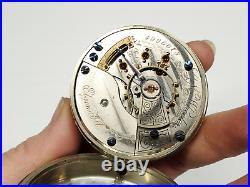 Antique Elgin Natl. Watch Co. Pioneer Waltham Coin Silver Case Pocket Watch