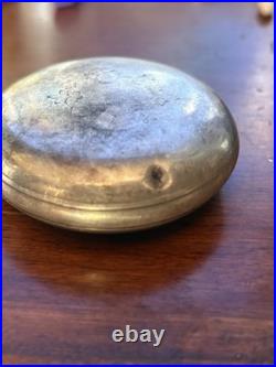 Antique Elgin Natl Watch Co Pocket Watch Running Bullseye Case WORKS