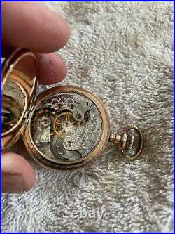 Antique Elgin Pocket Watch 15 Jewels Hunter Case
