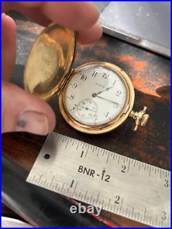 Antique Elgin Pocket Watch 17 Jewels Dueber Watch Case Fancy Case