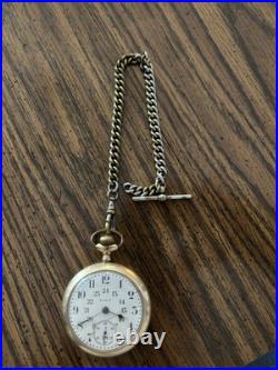 Antique Elgin Pocket Watch 7 Jewels Key wind set- Hunter Case Made in 1876