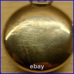 Antique Elgin Pocket Watch AS IS Running great, Silverode Case, 7j, SN 3125699