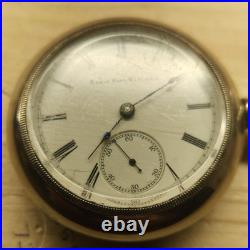 Antique Elgin Pocket Watch AS IS Running great, Silverode Case, 7j, SN 3125699