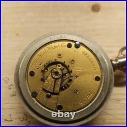 Antique Elgin Pocket Watch AS IS Running great, Silverode Case, 7j, SN 3125699