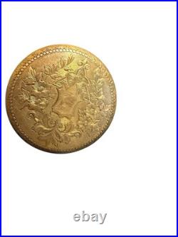 Antique Elgin Pocket Watch Gold Filled Floral Engraved Hunter Case Made in USA