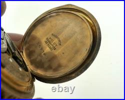 Antique Elgin Pocket Watch Grade 269 7J Hunter Case c1904 Runs Then Stops