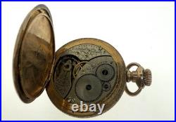 Antique Elgin Pocket Watch Grade 269 7J Hunter Case c1904 Runs Then Stops