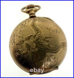 Antique Elgin Pocket Watch Grade 269 7J Hunter Case c1904 Runs Then Stops