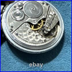 Antique Elgin Pocket Watch Illinois Watch Case Co For Repair Parts Not Running