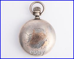 Antique Elgin Pocket Watch in Nice Train Case! Grade 10 18 Size 11 Jewel