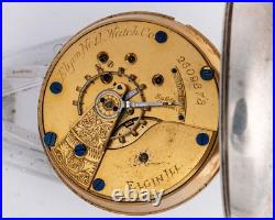 Antique Elgin Pocket Watch in Nice Train Case! Grade 10 18 Size 11 Jewel