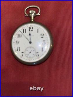 Antique Elgin Pocketwatch 1909 Nickel Case in Nice Condition
