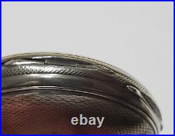 Antique English 1845-1855 London Sterling Silver. 925 Pocket Watch Case 71 Gram