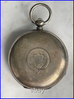 Antique English 925 Sterling Silver Pocket Watch Case # 2