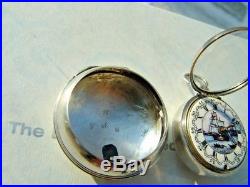 Antique English Silver Pair Case Verge Pocket Watch circa 1774