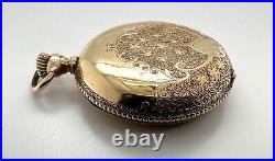 Antique Essex Columbia Gold Filled 0s Pocket Watch Hunter Case Only 22.5 Grams