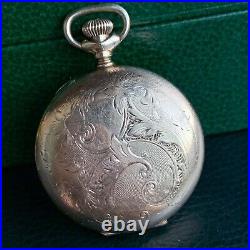 Antique FAHY Montauk 20 Years 6S Gold Filled Hunter Pocket Watch Case Fits Elgin