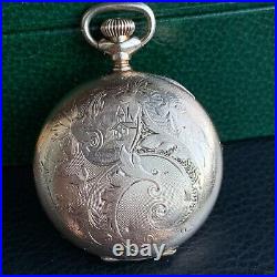 Antique FAHY Montauk 20 Years 6S Gold Filled Hunter Pocket Watch Case Fits Elgin