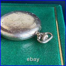Antique FAHY Montauk 20 Years 6S Gold Filled Hunter Pocket Watch Case Fits Elgin