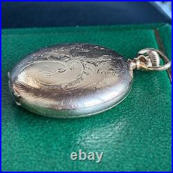 Antique FAHY Montauk 20 Years 6S Gold Filled Hunter Pocket Watch Case Fits Elgin