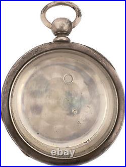 Antique Fahy's 3 Oz No. 1 Pocket Watch Case for 18 Size Key Wind Coin Silver