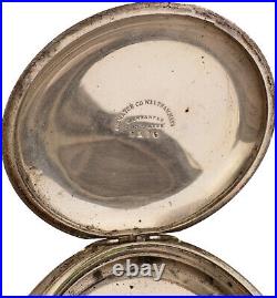Antique Fahy's 4 Ounce Open Face Pocket Watch Case for 18 Size Coin Silver