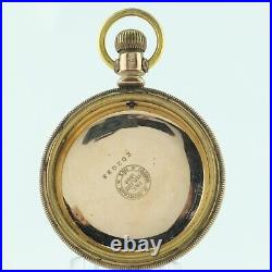 Antique Fahy's Montauk Coin Edge Style Pocket Watch Case for 18 Size Gold Filled