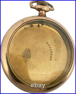 Antique Fahy's Montauk Open Face Pocket Watch Case for 16 Size Gold Filled