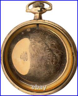 Antique Fahy's Montauk Open Face Pocket Watch Case for 16 Size Gold Filled