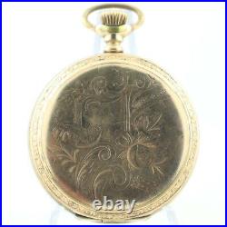 Antique Fancy Engraved Hunter Pocket Watch Case for 16 Size 20 Year Gold Filled