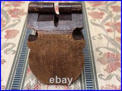 Antique German Hand Carved Black Forest Wood Pocket Watch Case Display Holder