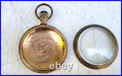 Antique Gold Filled Fahy Pocket Watch Case FITCH PAT April 22, 1879 Screw Bezel