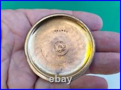 Antique Gold Filled Fahy Pocket Watch Case FITCH PAT April 22, 1879 Screw Bezel